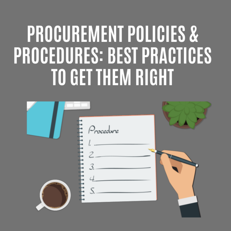 procurement policies and procedures