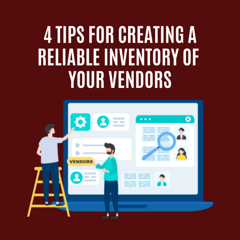 Inventory of your vendors