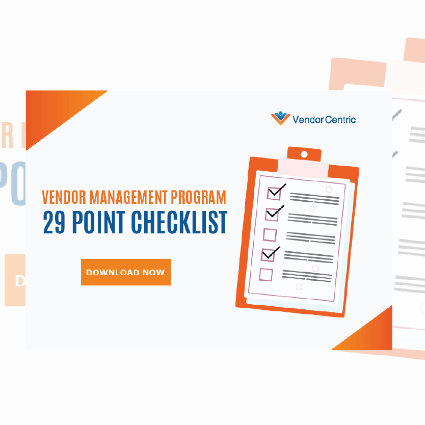 Vendor Management 29 point checklist