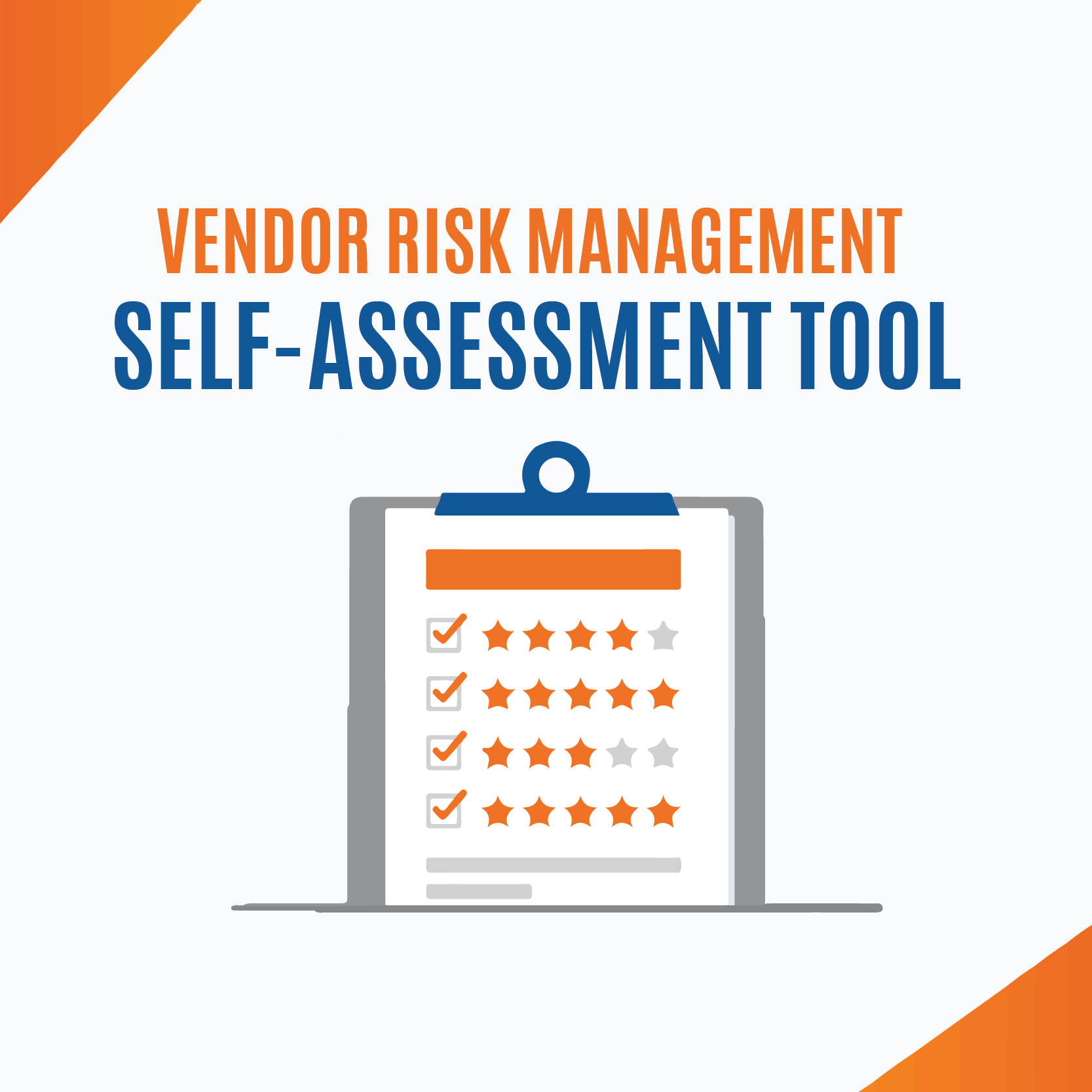 Vendor Risk Management Self-Assessment Tool